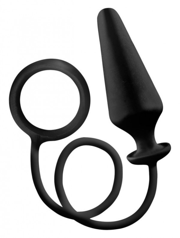 Пробка + эрекционное кольцо "Mens Power" M 